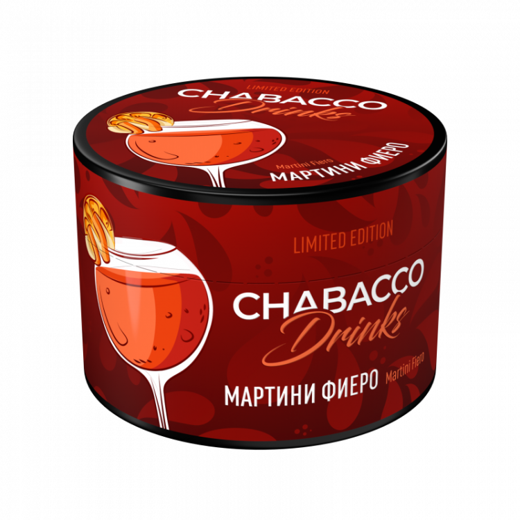 Бестабачная смесь Chabacco MEDIUM 40 гр - LE Martini Fiero (Мартини Фиеро)