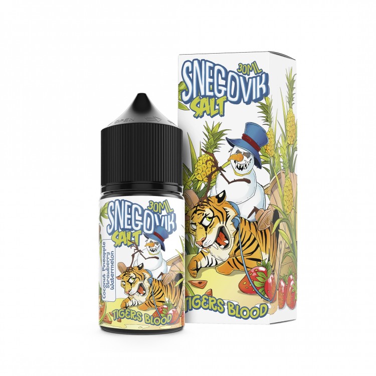 Жидкость SNEGOVIK SALT - Tigers Blood 30 мл (20 мг)