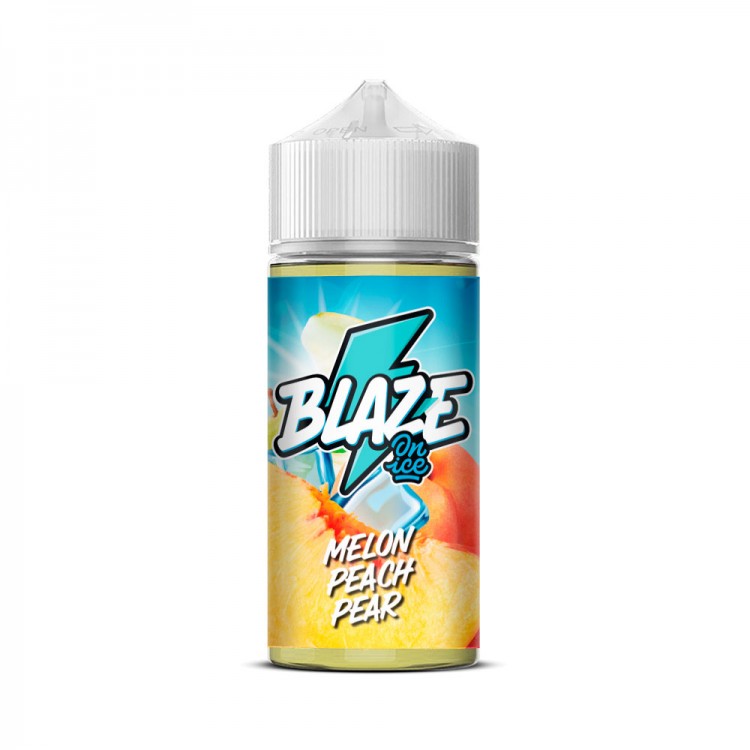 Жидкость BLAZE ON ICE - Melon Peach Pear (Дыня, Персик и Груша со льдом) 100 мл 3 мг