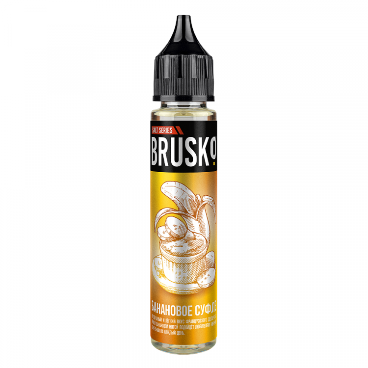 Brusko Salt - Банановое суфле 30 мл (50 мг)