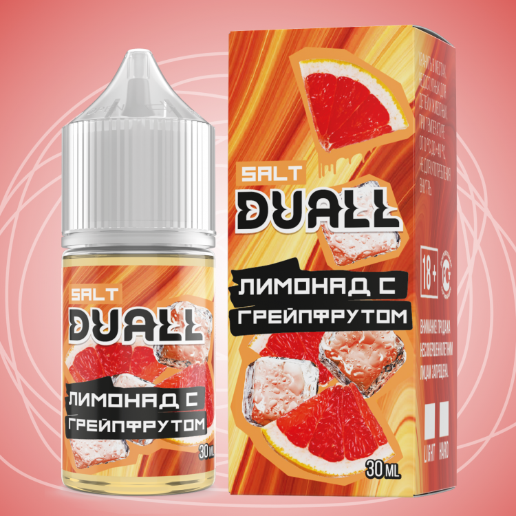 Жидкость DUALL Salt - Лимонад с Грейпфрутом 30 мл 20 мг