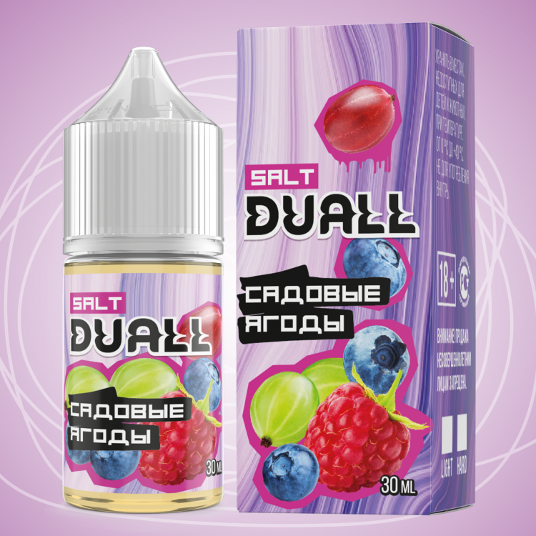 Жидкость DUALL Salt - Садовые ягоды 30 мл 20 мг