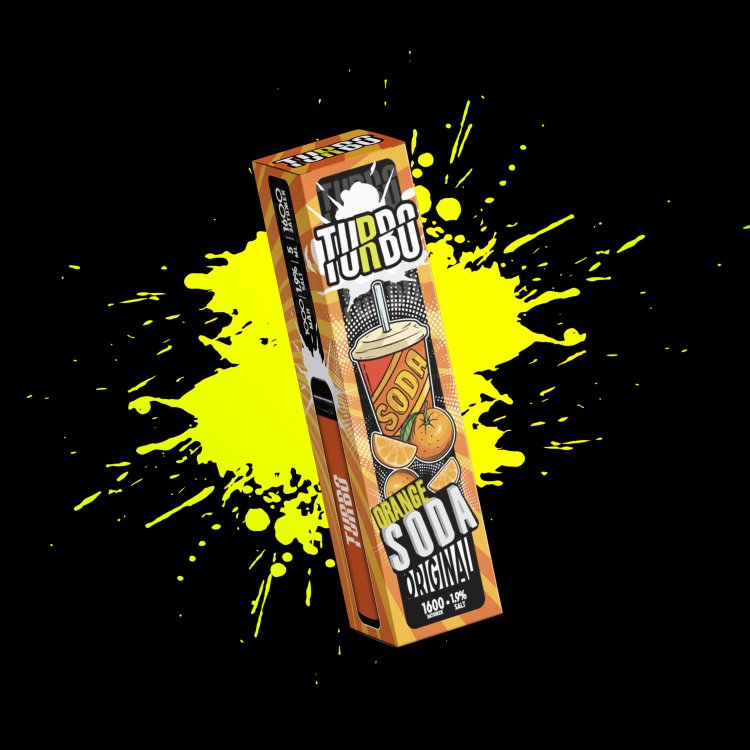 Одноразовая электронная сигарета Turbo - Orange Soda (Фанта)