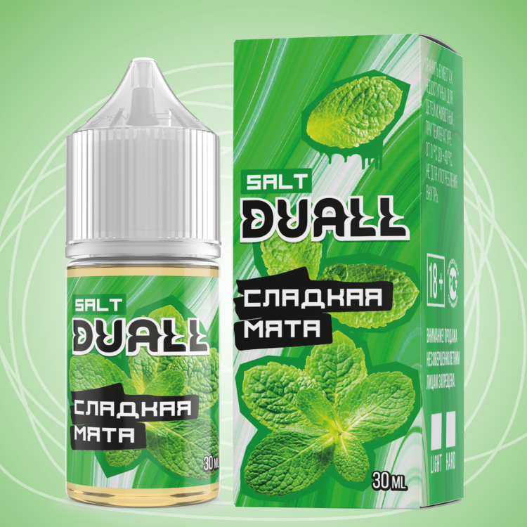 Жидкость DUALL Salt - Сладкая мята 30 мл 20 мг