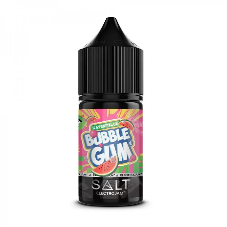 Жидкость ElectroJam Salt - Watermelon Bubblegum (Арбузная жвачка, с нотками холодка и кислинки) 30 мл 20 мг
