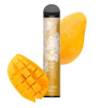 Одноразовая электронная сигарета Vozol 1600 - Манго со льдом