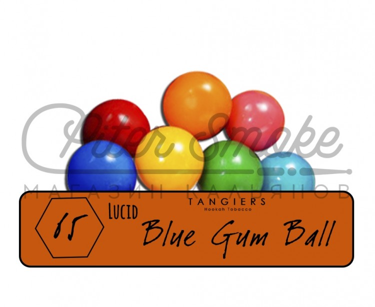 Табак Tangiers Lucid - Blue Gum Ball (Блю Гам Болл) 50 гр (2)
