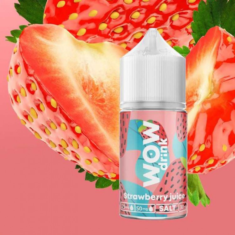 WOW Drink Hard - Strawberry Juice 30мл (20мг)