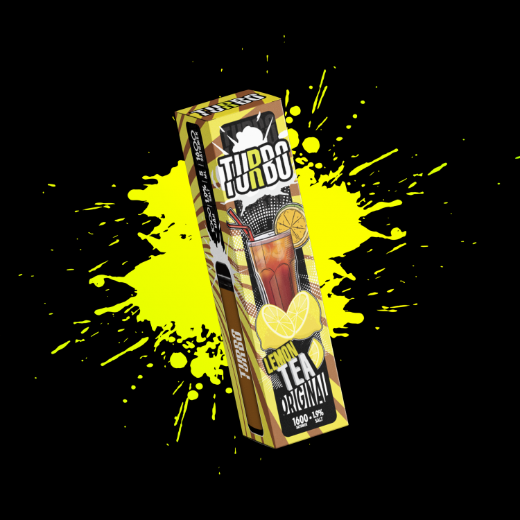 Одноразовая электронная сигарета Turbo - Lemon Tea (Лимонный чай)