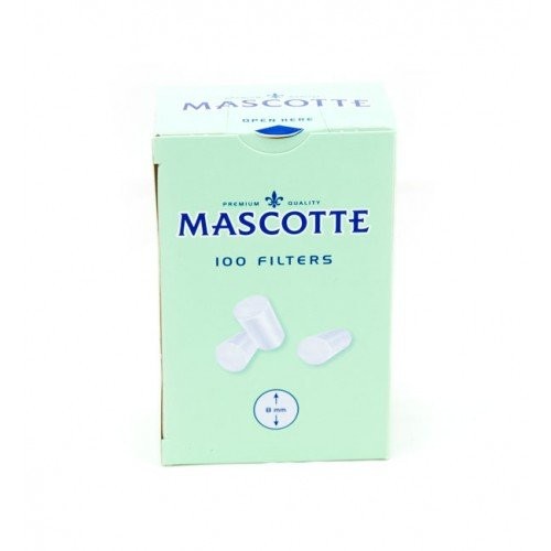 Фильтры для самокруток Mascotte 8мм угольные (100 шт)