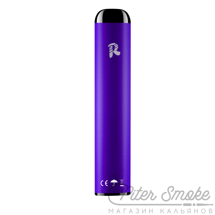 Одноразовая электронная сигарета RUSH - Малиновая газировка с Черникой и Лимоном