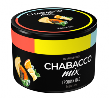 Бестабачная смесь Chabacco Mix MEDIUM 40 гр - Tropic Love (Тропик лав)