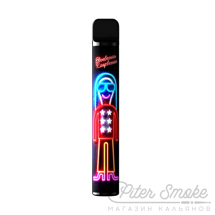Одноразовая электронная сигарета Crash 1700 - Blueberry Rasberry (Черника и Малина)