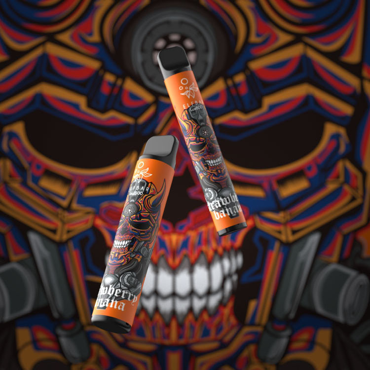 Одноразовая электронная сигарета ELF BAR Lux 1500 - Strawberry Banana