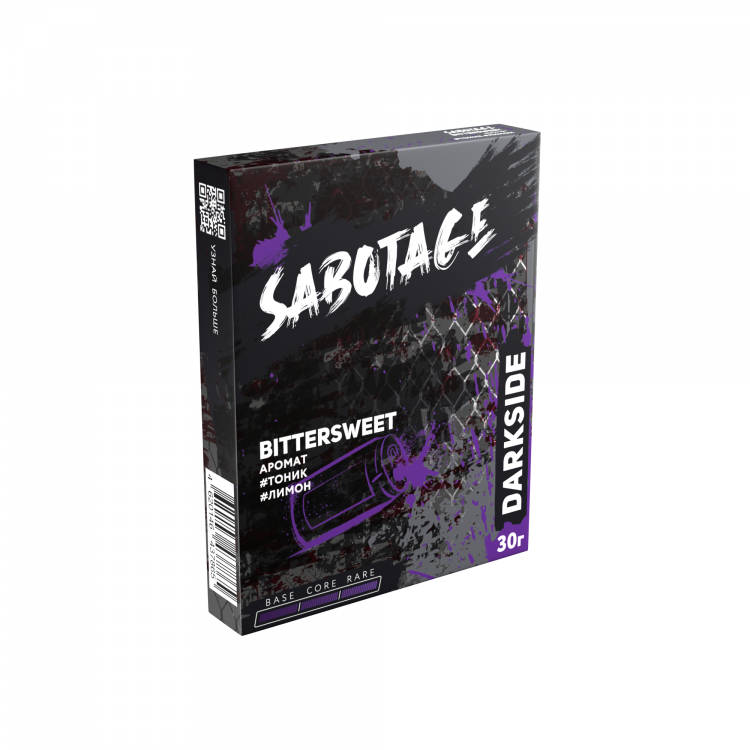Табак Dark Side Sabotage - Bittersweet (тоник, лимон) 30 гр