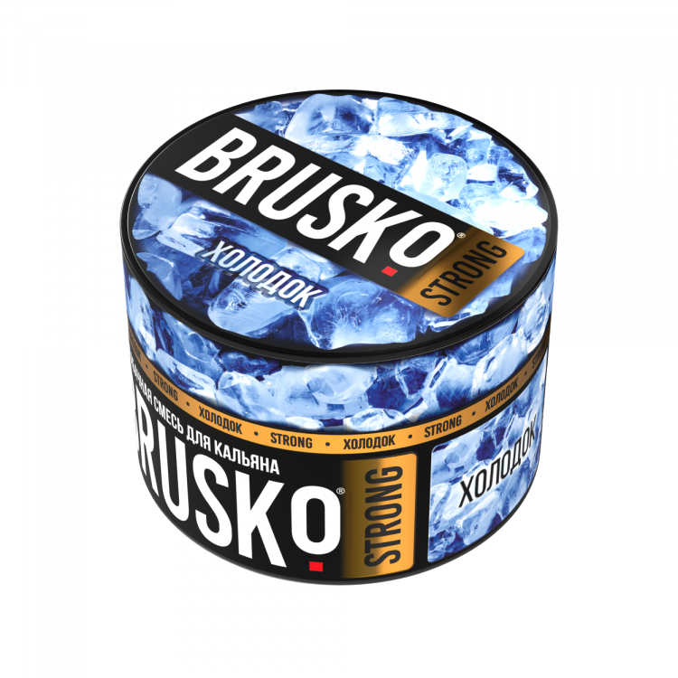 Бестабачная смесь BRUSKO Strong - Холодок 50 гр